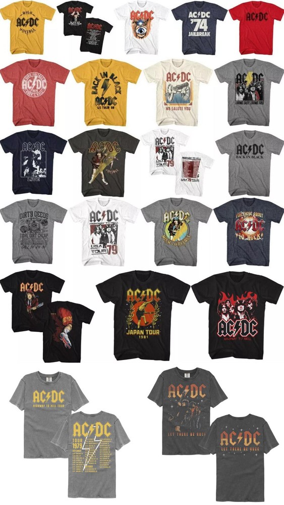 Pre-Sell AC/DC Music Rock Band Licensed T-shirt #2