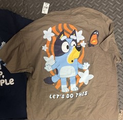 Lot Of 2 Bluey Bingo Unisex Graphic T-Shirts Size M Medium 1 New With Tags