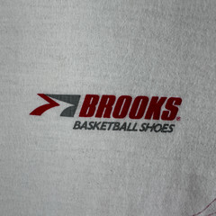 Vintage Brooks Shirt Mens Medium Basketball Shoes Single Stitch US Made 70s 80s