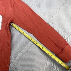 Goodfellow & Co Men’s Red Textured Long Sleeve Shirt Size Medium