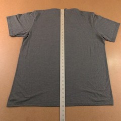 District Perfect Tri Mens 2XL Charcoal Heather Short Sleeve Crew Neck Tee New