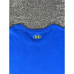 Under Armour Mens XXL Blue Basketball Graphic Loose Fit Short Sleeve T-Shirt