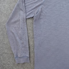 Vince Shirt Mens Extra Large Blue Henley Long Sleeve Lightweight Button