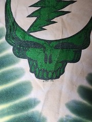 Vintage 1998 Grateful Dead “Countdown” Steal Your Face Tie-Dye T-Shirt Size Lg
