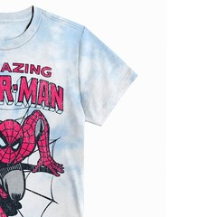 Marvel Mens Spiderman Tie-Dye Shirt – Amazing Spiderman, Spidey, Wall Crawler –