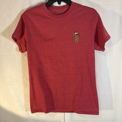 Riot Society Holiday Bear crewneck t-shirt Men’s Small Red 100% Cotton
