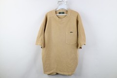 Vtg 90s Orvis Mens Large Faded Baggy Heavy Stonewash Thermal Knit T-Shirt USA