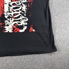Mens T Shirt Large 1776 USA Sleeveless Patriotic Country Black, Red, White