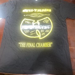 Wu-Tang Clan 2025 Final Chamber Tour Tee Black, XL Edition Houston Show Merch