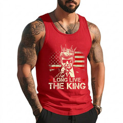 Vintage Trump Long Live The King American Patriotic Retro Tank Top