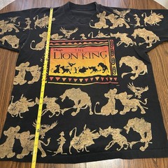 Vintage 90s The Lion King Disney Shirt Promo AOP Size XL Colorful Simba Pumbaa