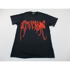Revenge Shirt Mens Medium Black Red Winged Logo Grunge Streetwear Tee
