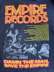 Empire Records Shirt Soundtrack Listing 1995 Liv Tyler Ethan Embry