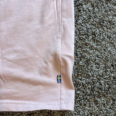 Fjall Raven Logo T Shirt Men’s Size M Dusty Rose Hiking Outdoors Cotton blend