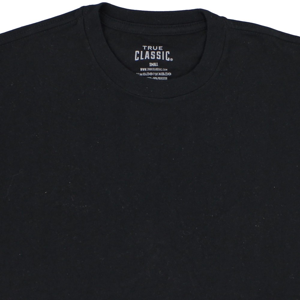 True Classic Mens Short Sleeve Shirt Longer Length Lightweight Cotton