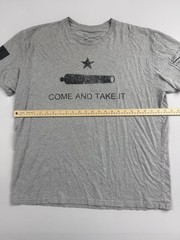 Grunt Style Shirt Mens XXL Gray Come And Take It Graphic Tee Patriotic USA Read