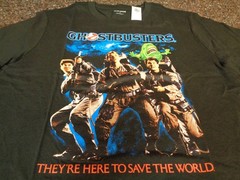 Ghostbusters T-shirt Adult Medium 👻 They’re Here to Save the World Black NWT