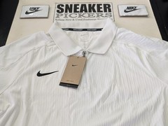 Nike Court Men’s Dri-FIT ADV Textured Tennis Polo – HQ0792 100 – White – Size: L