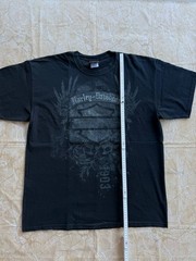 Vintage 2010 Harley Davidson Girona Spain Shirt Mens XL Black Skull Graphic Tee