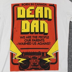 Dsquared2 Shirt Mens Small Maxi Dean Dan Graphic White Retro Tee Casual Luxury