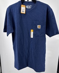 NWT Carhartt Pocket T-Shirt Men’s XSmall Blue Loose Fit Workwear Tee