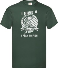 Fishing Retirement Plan Humour Novelty T Shirt Various Colours And Sizes