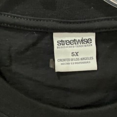 STREETWISE All Hustle T-Shirt Men’s 3X, 5X Tee Black Urban Streetwear Hip Hop
