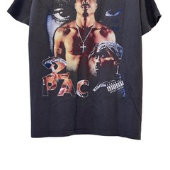 Tupac All Eyez On Me Thug Life Rap T-Shirt Vintage REPRINT Single Stitch XL