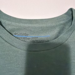 Mens Small Green Colombia T Shirt Short Sleeve U Neck
