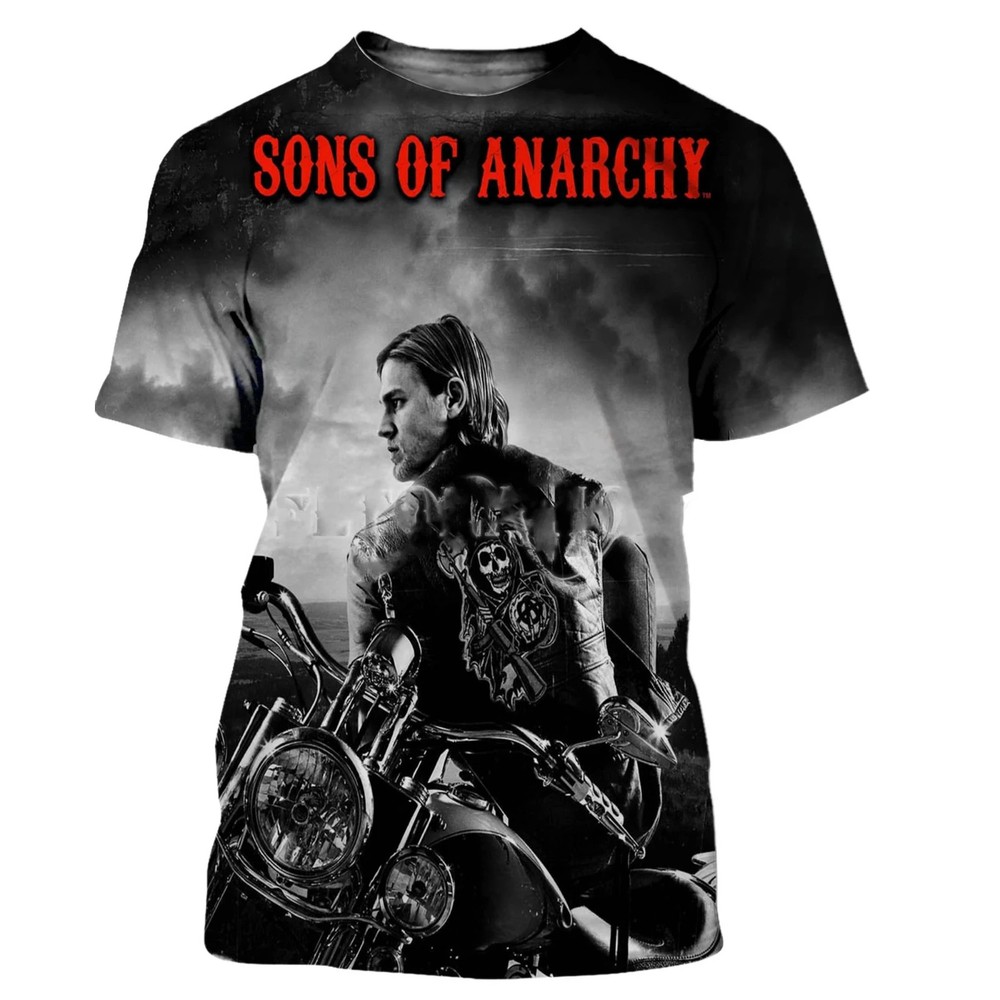Sons of Anarchy Graphic 3D T Shirts Gothic All size HS525