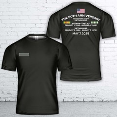 Custom Name Honoring Vietnam Veterans – 50th Anniversary T-Shirt Gift For Dad