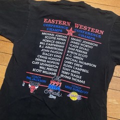 Vintage 1991 NBA Finals Bulls Lakers Salem T-Shirt Jordan Magic NBA 90s Men’s L
