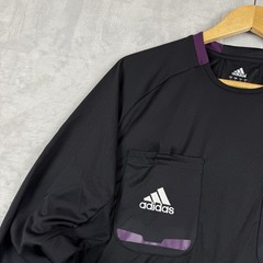 Adidas Climacool Formation Referee Jersey Long Sleeve Black Purple Men L Soccer