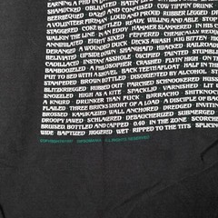VTG 1997 Dipsomania Drunk Shirt Sz XL Funny Parody Faded See Pics