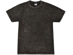 Vintage Mineral Wash Black T-Shirt Adult S – 3XL Short Sleeve 100% Cotton