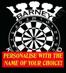 Darts Player Personalised T-Shirt Men Women King Queen Darts Many Sizes Colours