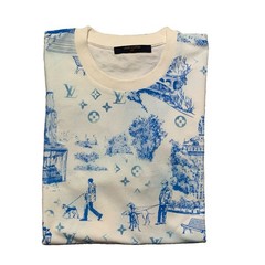 Louis Vuitton Blue Toile Monogram, Size Small