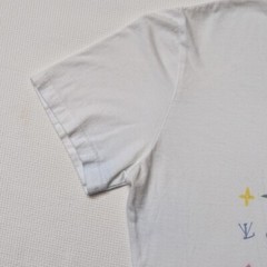 U.P. Unfortunate Portrait Pun T Shirt Louis Size Small