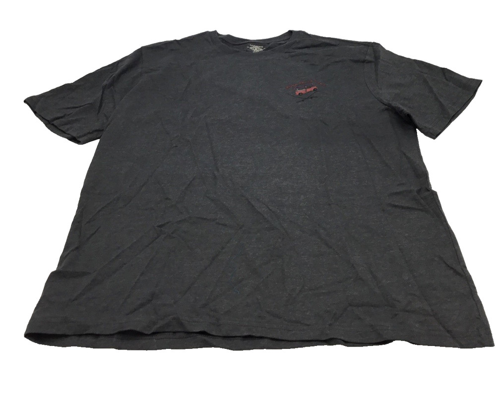 G.H. Bass & Co Rock Mens Mills Lake Graphic T-Shirt in Gray Size XXL