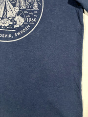 FJALLRAVEN T Shirt Ornskoldsvik Sweden Camping Nature Short Sleeve Mens Size S