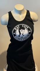 VTG Y2K Rat City Rollergirls Tank Top – American Apparel Classic Girl Large blk