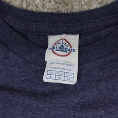 Delta Pro Weight Graphic T Shirt Large Blue Cat-Fish Print (see photo)
