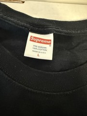 Supreme Black Box Logo T Shirt Friends And Family Size Large