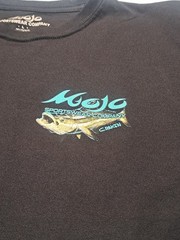 Mojo Sportswear Co. Fishing Shirt Long Sleeve Large Avid Angler St. Augustine FL
