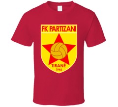 Fk Partizani Tirana Football Club Soccer Team Albanian Superliga Albania T Shirt