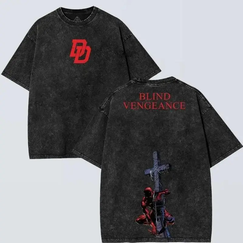 Daredevil T-Shirt Matt Murdock Comic Graphic Tee Streetwear