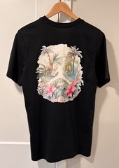 NIKE AIR JORDAN TEE T SHIRT BLACK IB7520-010 Floral Tropical Men’s S NWT