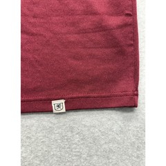 Stacy Adams Mens XL Short Sleeve T-Shirt Burgundy Maroon Rayon Blend Crew Neck