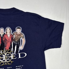 Vintage Creed Tour Shirt Men’s XL Blue Rock Band Tee Concert 90s Y2K Human Clay