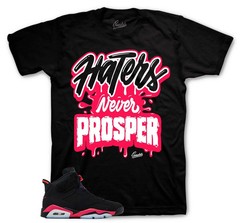 Infrared Sneaker T Shirt Haters Never Prosper Streetwear Graphic Tee Unisex